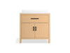 KOHLER K-40639-BD1 Kresla 36" bathroom vanity cabinet with sink and quartz top, light oak - view 3