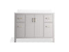 KOHLER K-40640-BD1 Kresla 48" bathroom vanity cabinet with sink and quartz top, atmos grey - view 3