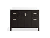 KOHLER K-40640-BD1 Kresla 48" bathroom vanity cabinet with sink and quartz top, carbon oak - view 4