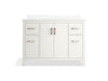 KOHLER K-40640-BD1 Kresla 48" bathroom vanity cabinet with sink and quartz top, white - view 3