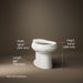 KOHLER K-4198 Wellworth Elongated toilet bowl, biscuit - view 4