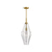 KOHLER K-42195-PE01 Simplice Diamond pendant, brushed moderne brass