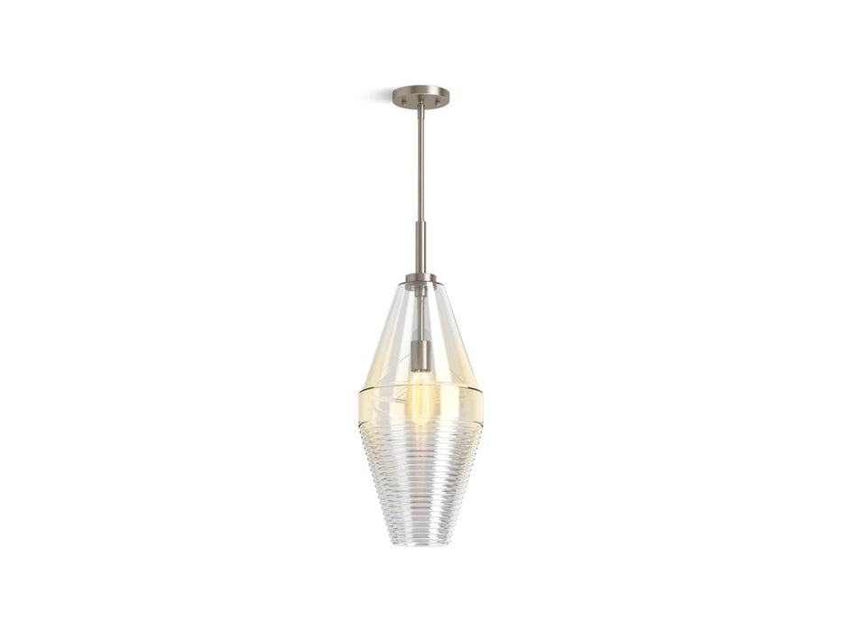 KOHLER K-42195-PE01 Simplice Diamond pendant, brushed nickel - view 2