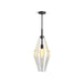 KOHLER K-42195-PE01 Simplice Diamond pendant, matte black - view 2