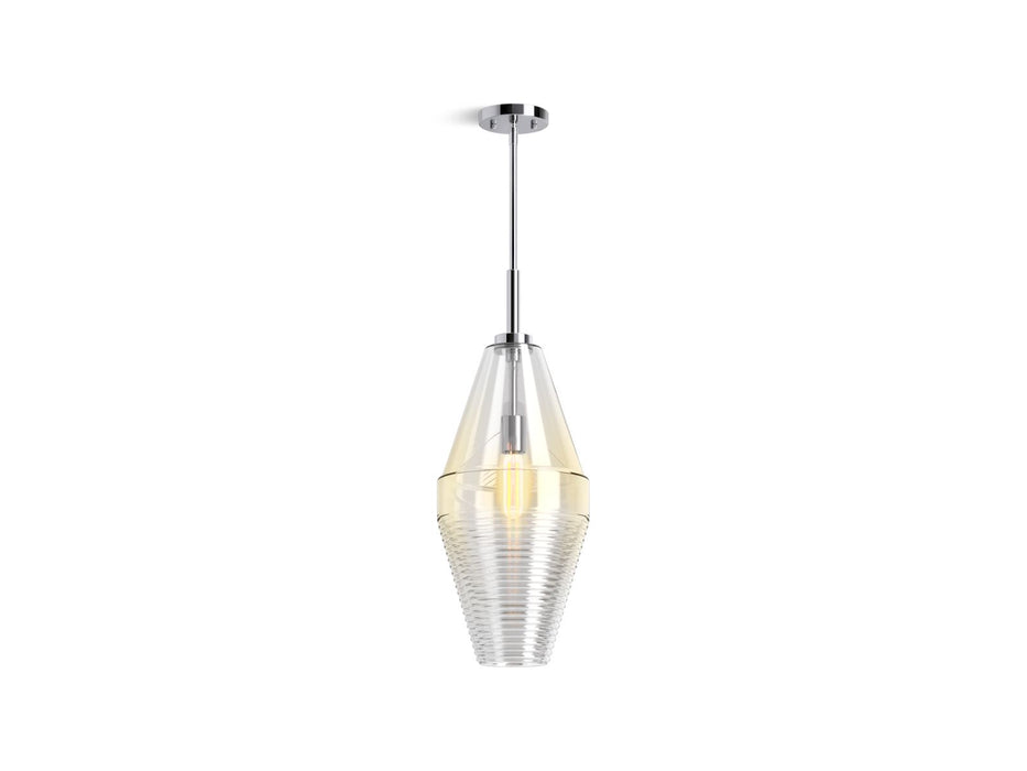 KOHLER K-42195-PE01 Simplice Diamond pendant, polished chrome - view 2