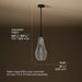 3/4 view of product with dimensions