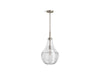 KOHLER K-42197-PE01 Simplice 12" teardrop pendant, brushed nickel