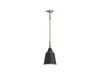 KOHLER K-42201-PE01 Varla 9" pendant, matte black with brushed nickel - view 2