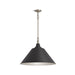 KOHLER K-42203-PE01 Varla 24" pendant, matte black with brushed nickel