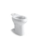 KOHLER K-4304-L Highline Elongated toilet bowl with bedpan lugs, white