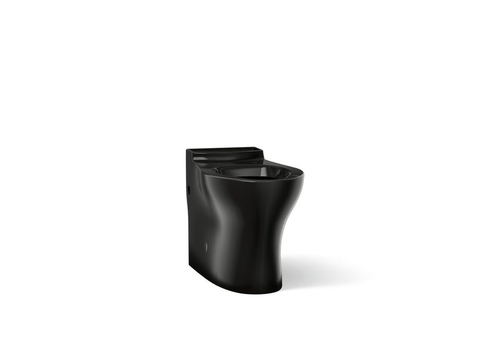 KOHLER K-4326 Persuade Elongated toilet bowl with skirted trapway, black black