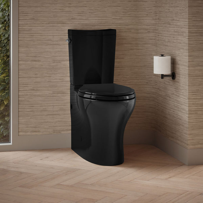 KOHLER K-4326 Persuade Elongated toilet bowl with skirted trapway, black black - view 2