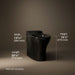 KOHLER K-4326 Persuade Elongated toilet bowl with skirted trapway, black black - view 3
