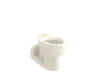 KOHLER K-4327 Barrington Elongated toilet bowl, biscuit