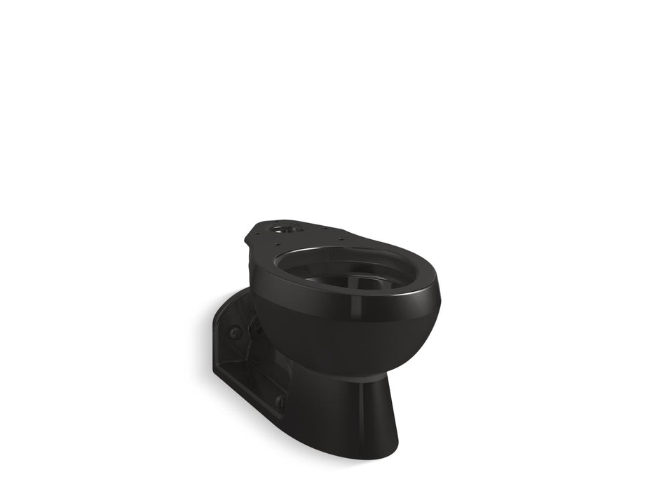 KOHLER K-4327 Barrington Elongated toilet bowl, black black