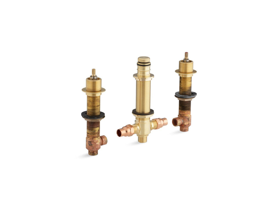 KOHLER K-438-K 1/2" ceramic high-flow valve system with diverter for finished-deck or rim-mount installation only, not...