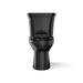 KOHLER K-43949 Highline Two-piece Elongated Toilet, 1.28 GPF, Black Black - front view of product
