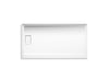 KOHLER K-44149 Stoneridge 60" x 32" alcove shower base, left drain, honed white - view 2