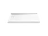 KOHLER K-44155 Stoneridge 60" x 36" corner shower base, left drain, honed white