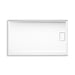 KOHLER K-44156 Stoneridge 60" x 36" corner shower base, right drain, honed white - view 2