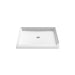 KOHLER K-44163 Stoneridge 38" x 38" alcove shower base, center drain, honed white
