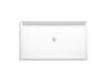 KOHLER K-44166 Stoneridge 62" x 36" alcove shower base, center drain, honed white - view 2