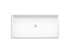 KOHLER K-44169 Stoneridge 72" x 36" alcove shower base, center drain, honed white - view 2