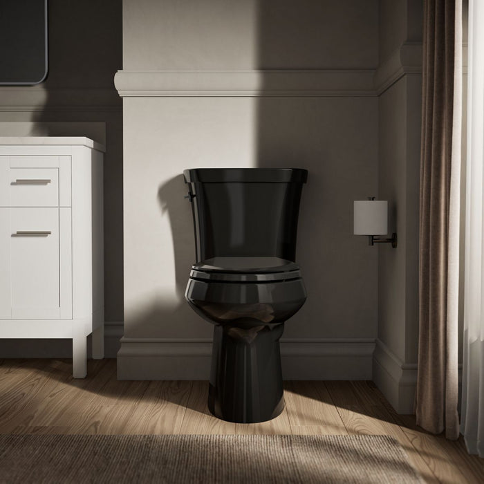 KOHLER K-4458 Wellworth Toilet tank, dual-flush, black black - view 3