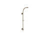 KOHLER K-45209 HydroRail-R HydroRail Arch bath/shower column, vibrant brushed bronze