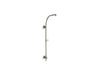 KOHLER K-45209 HydroRail-R HydroRail Arch bath/shower column, vibrant brushed nickel