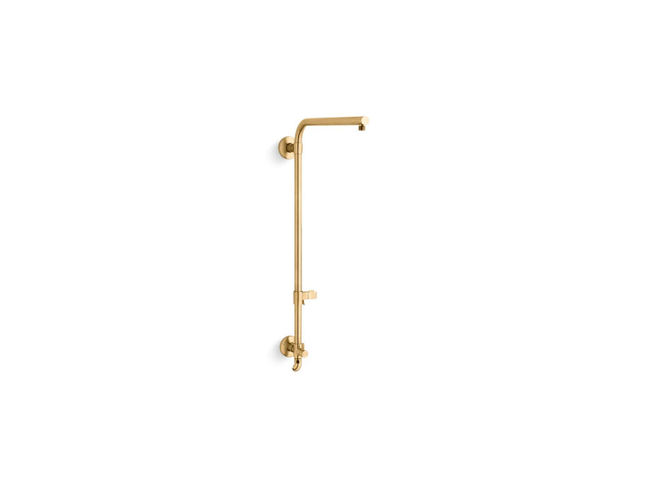 KOHLER K-45210 HydroRail-R HydroRail Beam bath/shower column, vibrant brushed moderne brass