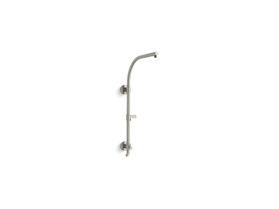 KOHLER K-45211 HydroRail-R HydroRail Arch shower column, vibrant brushed nickel