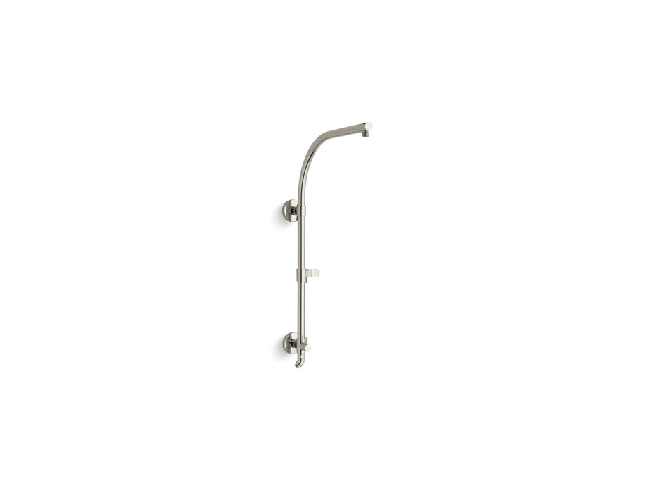 KOHLER K-45211 HydroRail-R HydroRail Arch shower column, vibrant polished nickel