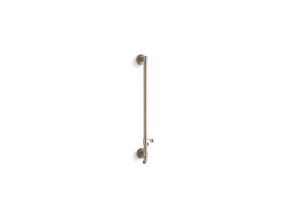 KOHLER K-45903 HydroRail-H HydroRail Bath/shower column, vibrant brushed bronze