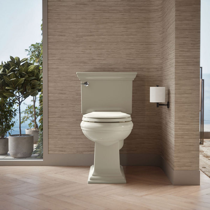 KOHLER K-4639-RL Cachet ReadyLatch Quiet-Close round-front toilet seat
