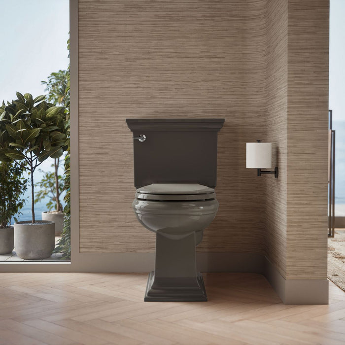 KOHLER K-4639-RL Cachet ReadyLatch Quiet-Close round-front toilet seat