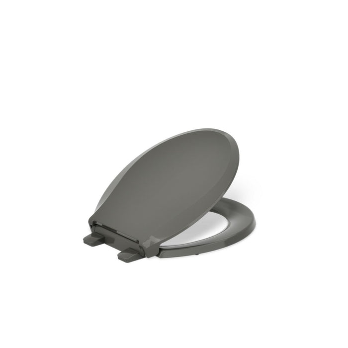 KOHLER K-4639-RL Cachet ReadyLatch Quiet-Close round-front toilet seat