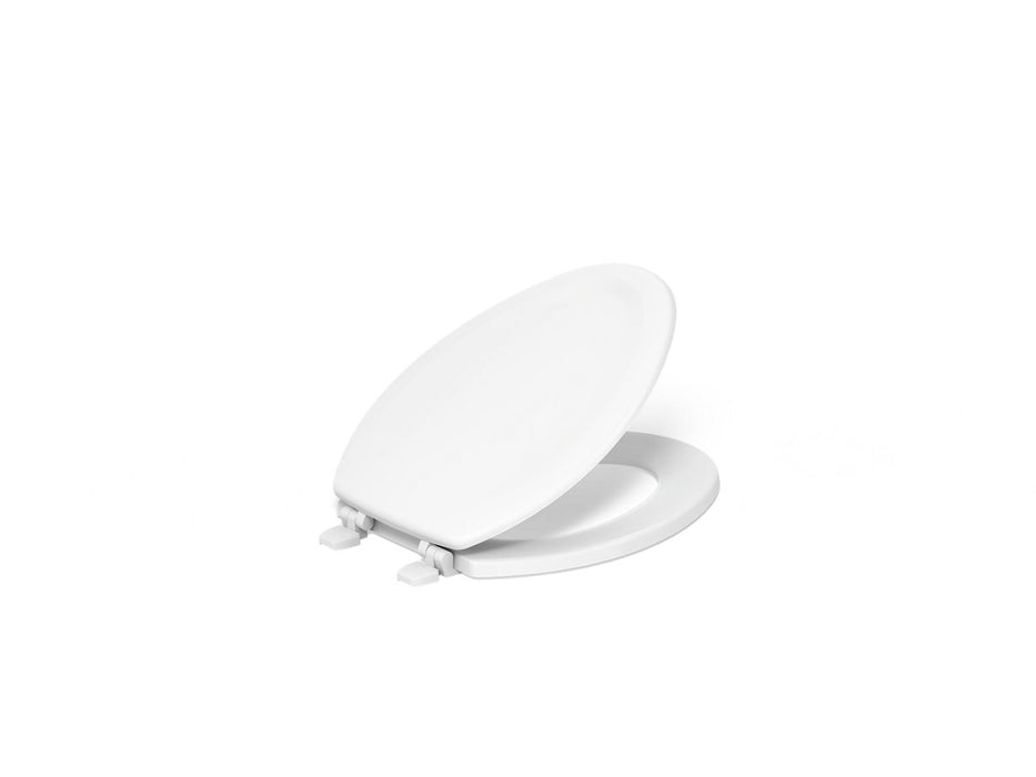 KOHLER K-4647 Stonewood Elongated toilet seat, white