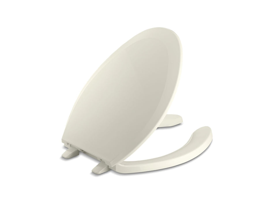 KOHLER K-4650 Lustra Elongated toilet seat, biscuit