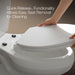 KOHLER K-4652 Lustra Quick-Release elongated toilet seat, seafoam green - view 2
