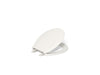 KOHLER K-4662 Lustra Quick-Release round-front toilet seat, biscuit