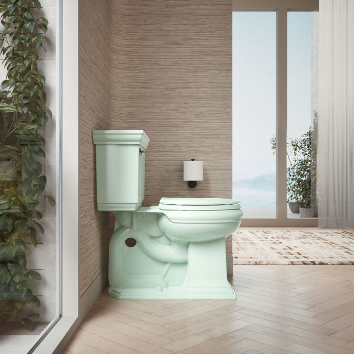 KOHLER K-4662 Lustra Quick-Release round-front toilet seat, seafoam green - view 3