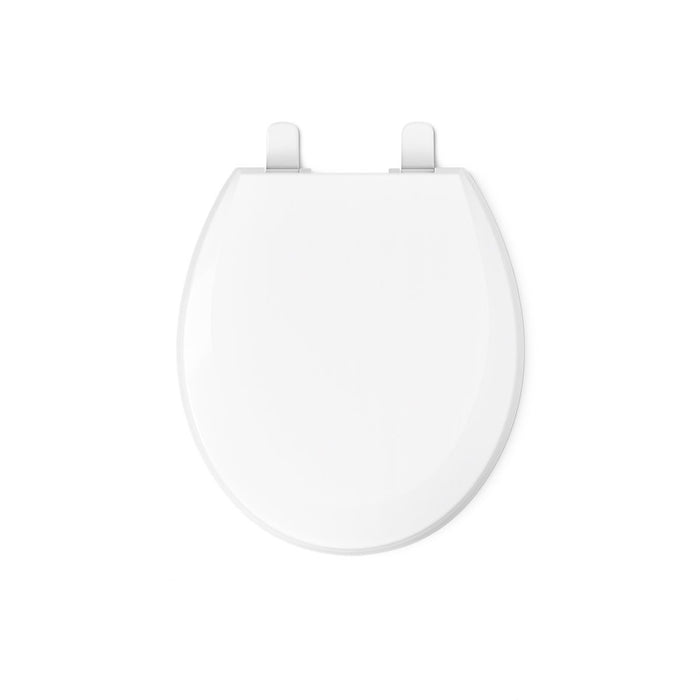 KOHLER K-4662 Lustra Quick-Release round-front toilet seat, white - view 2