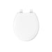 KOHLER K-4662 Lustra Quick-Release round-front toilet seat, white - view 2