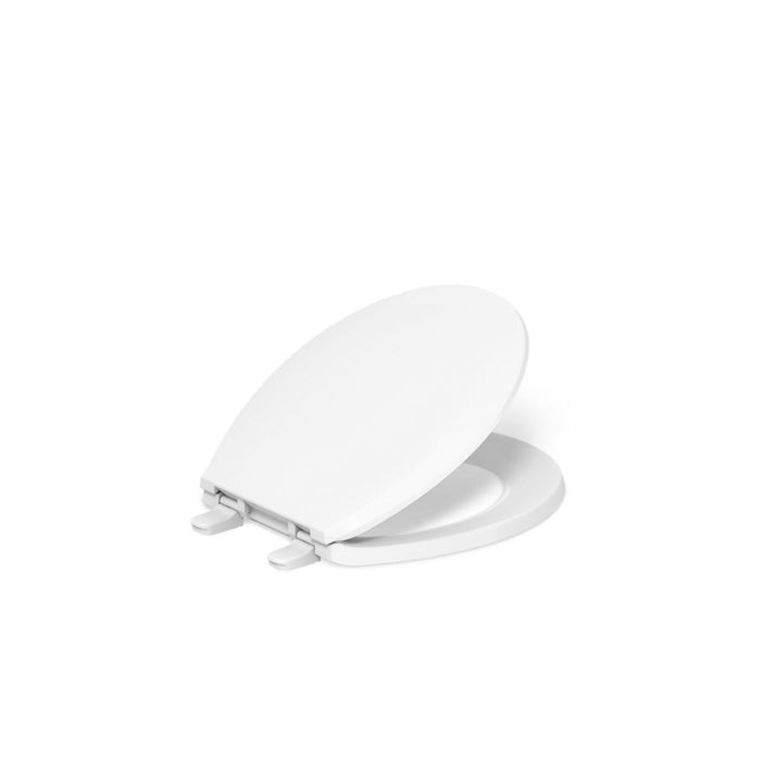 KOHLER K-4662 Lustra Quick-Release round-front toilet seat, white - view 5