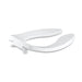 KOHLER K-4666-C Lustra Elongated toilet seat with check hinge, white