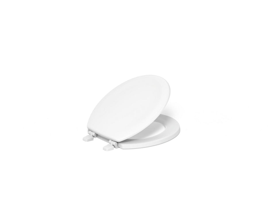 KOHLER K-4695 Ridgewood Round-front toilet seat, white