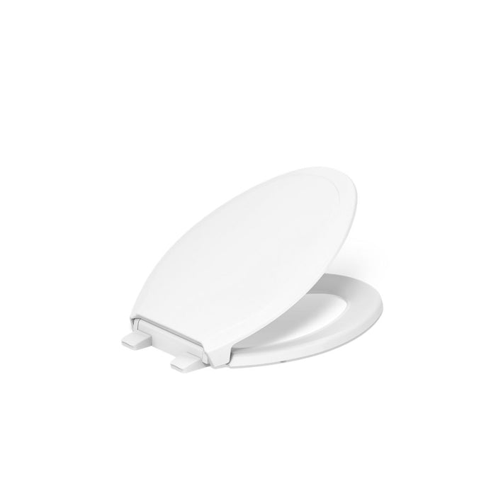 KOHLER K-4734-RL Rutledge ReadyLatch Quiet-Close elongated toilet seat, white - view 5