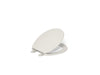 KOHLER K-4775 Brevia Quick-Release round-front toilet seat, almond