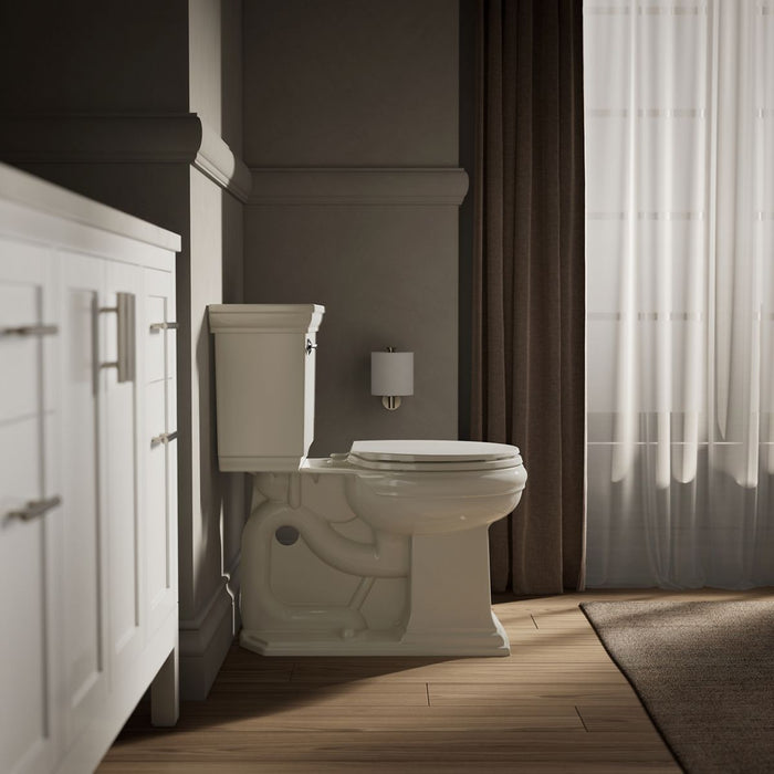 KOHLER K-4775 Brevia Quick-Release round-front toilet seat, biscuit - view 3